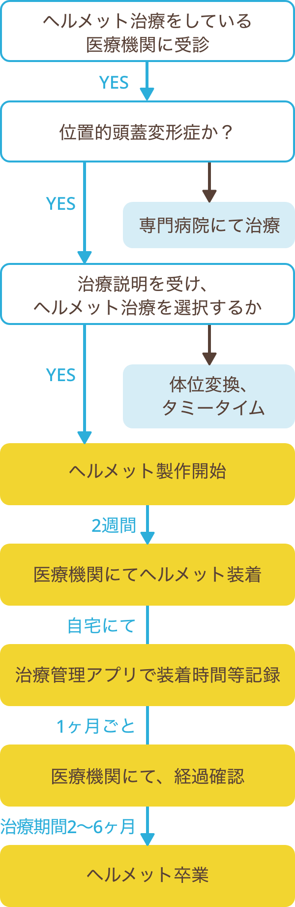 治療の流れ 図